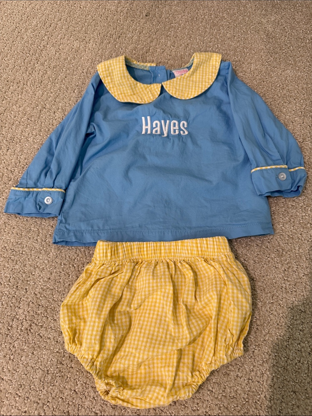 Stitchy Fish “Hayes” monogrammed matching set